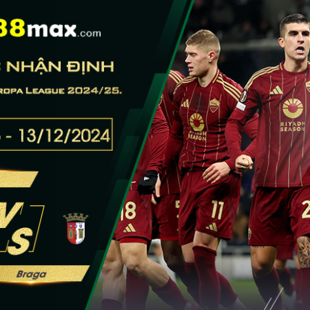 Soi kèo trận Roma vs Braga lúc 00h45 ngày 13/12.