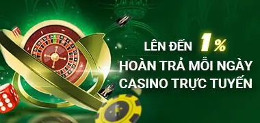 Hoàn trả Casino mỗi ngày 1% – Càng chơi càng lời tại FB88