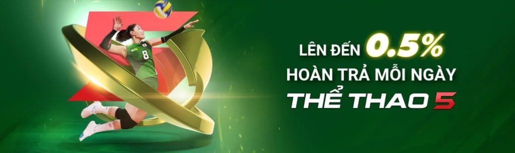 hoàn trả thể thao 5